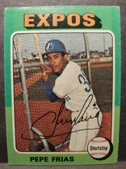 Pepe Frias #496 Baseball Cards 1975 Topps Prices