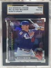 Cody Bellinger [Gold Refractor] #BSU-CB Baseball Cards 2016 Bowman Chrome Scouts' Top 100 Update Prices