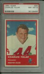 Charles Tolar #34 Football Cards 1963 Fleer Prices