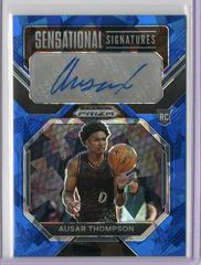 Ausar Thompson [Blue Ice] #SS-AST Basketball Cards 2023 Panini Prizm Draft Picks Sensational Signatures Prices