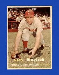 Marv Blaylock #224 Baseball Cards 1957 Topps Prices