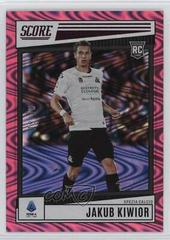 Jakub Kiwior [Pink Swirl] #127 Soccer Cards 2022 Panini Score Serie A Prices