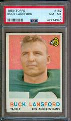 Buck Lansford #152 Football Cards 1959 Topps Prices