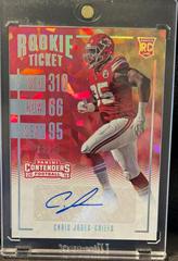 Chris Jones [Autograph Cracked Ice Ticket] #215 Football Cards 2016 Panini Contenders Prices