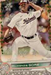 MacKenzie Gore [Silver Metallic] #WHA-MG Baseball Cards 2022 Topps Holiday Autographs Prices