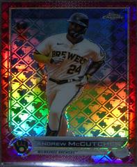 Andrew McCutchen [Red] #82 Baseball Cards 2022 Topps Chrome Logofractor Prices