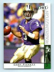 Cody Pickett #33 Football Cards 2004 Sage Hit Prices