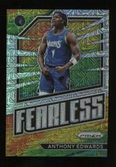 Anthony Edwards [Mojo] #10 Basketball Cards 2022 Panini Prizm Fearless Prices