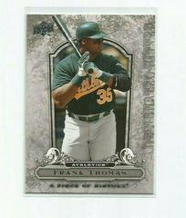 Frank Thomas #98 Baseball Cards 2008 Upper Deck Piece of History Prices