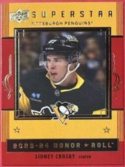Sidney Crosby [Red Rainbow] #HR-20 Hockey Cards 2023 Upper Deck Honor Roll Prices