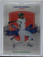 Rickey Henderson [Green] Baseball Cards 2021 Panini Chronicles America's Pastime Prices