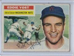 Eddie Yost [White Back] #128 Baseball Cards 1956 Topps Prices