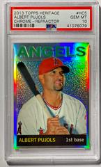 Albert Pujols [Refractor] #HC5 Baseball Cards 2013 Topps Heritage Chrome Prices