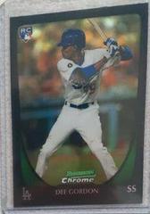 Dee Gordon [Refractor] #40 Baseball Cards 2011 Bowman Chrome Draft Prices