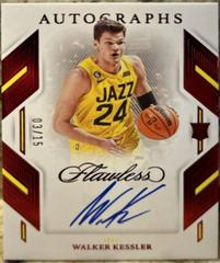 Walker Kessler [Ruby] #5 Basketball Cards 2022 Panini Flawless Rookie Autograph Prices