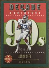 Andre Reed [Green] #DOD-1 Football Cards 2023 Panini Legacy Decade of Dominance Prices