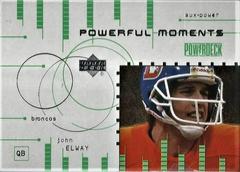 John Elway Football Cards 1999 Upper Deck Powerdeck Powerful Moments Auxiliary Prices