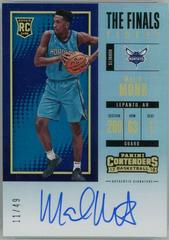 Malik Monk [Vertical Autograph the Finals] #111 Basketball Cards 2017 Panini Contenders Prices
