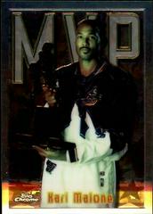 Karl Malone #110 Basketball Cards 1997 Topps Chrome Prices
