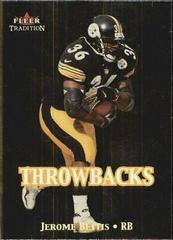 Jerome Bettis #8T Football Cards 2000 Fleer Throwbacks Prices