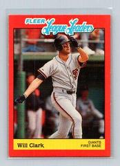 Will Clark #4 Baseball Cards 1989 Fleer League Leaders Prices