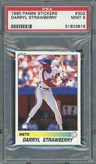 Darryl Strawberry #302 Baseball Cards 1990 Panini Stickers Prices