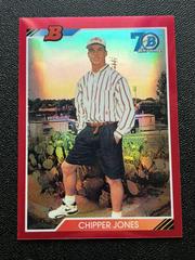 Chipper Jones [Red] Baseball Cards 2017 Bowman 1992 Chrome Prices