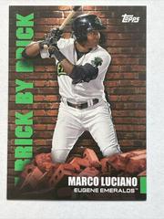 Marco Luciano [Green] Baseball Cards 2022 Topps Pro Debut Brick by Brick Prices
