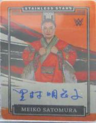 Meiko Satomura [Orange] #SS-MKS Wrestling Cards 2022 Panini Impeccable WWE Stainless Stars Autographs Prices