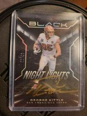 George Kittle [Silver] #NLS-GEO Football Cards 2022 Panini Black Night Lights Signatures Prices