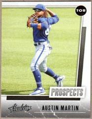 Austin Martin #P-9 Baseball Cards 2021 Panini Absolute Prospects Prices
