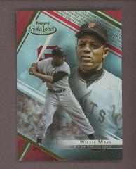 Willie Mays [Class 3 Red] #10 Baseball Cards 2021 Topps Gold Label Prices