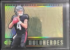 Desmond Ridder [Gold] Football Cards 2022 Panini Illusions HoloHeroes Rookies Prices