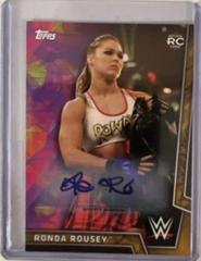 Ronda Rousey [Gold Autograph] Wrestling Cards 2018 Topps WWE Women's Division Prices