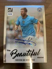 Kevin De Bruyne Soccer Cards 2022 Panini Donruss Beautiful Game Autographs Prices