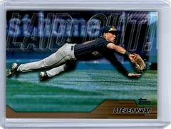 Steven Kwan [Gold] #LO-5 Baseball Cards 2023 Topps Update Laid Out Prices
