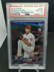 Shohei Ohtani [Pitching Rainbow Foil] #700 Baseball Cards 2018 Topps Prices