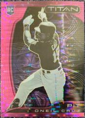 Oneil Cruz [Pink Pulsar] #3 Baseball Cards 2022 Panini Chronicles Titan Prices