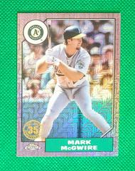 Mark McGwire [Purple] #T87C-47 Baseball Cards 2022 Topps Update 1987 Chrome Prices