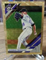 German Marquez [Gold] #195 Baseball Cards 2019 Panini Donruss Optic Prices