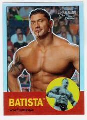 Batista [Refractor] #2 Wrestling Cards 2007 Topps Heritage II Chrome WWE Prices