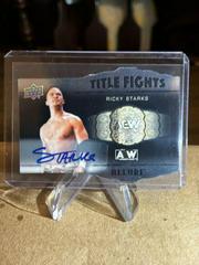 Ricky Starks [Autograph] Wrestling Cards 2022 Upper Deck Allure AEW Title Fights Prices