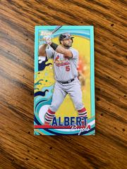 Albert Pujols [Aqua] Baseball Cards 2022 Topps Rip Mini Prices