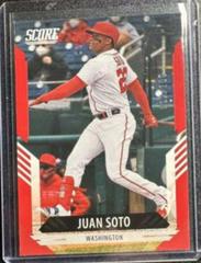 Juan Soto [Red] #16 Baseball Cards 2021 Panini Chronicles Score Prices