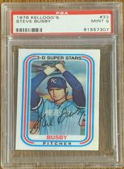 Steve Busby #33 Baseball Cards 1976 Kellogg's Prices
