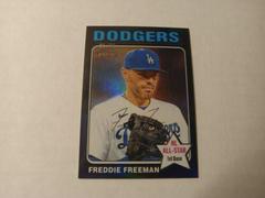 Freddie Freeman [Black Refractor] #248 Baseball Cards 2024 Topps Heritage Chrome Prices