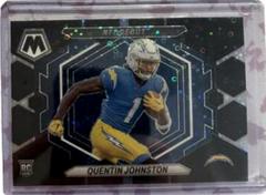 Quentin Johnston [No Huddle Black] #ND-16 Football Cards 2023 Panini Mosaic NFL Debut Prices