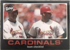A. Pujols, M. McGwire [Team Checklist] Baseball Cards 2002 Upper Deck Vintage Prices