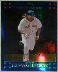 Manny Ramirez [Blue Refractor] #118 Baseball Cards 2007 Topps Chrome Prices