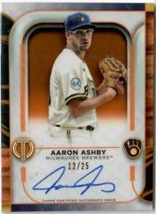 Aaron Ashby [Orange] Baseball Cards 2022 Topps Tribute Autographs Prices